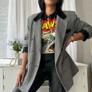 Houndstooth Blazer